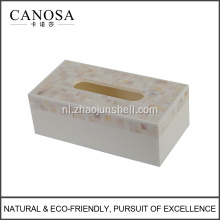 River Shell Wholesale Tissue Box voor huisdecoratie